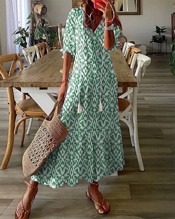 CASSIA™ - Boho Tummy Coverage Dress - Maison Léa &amp; Lou
