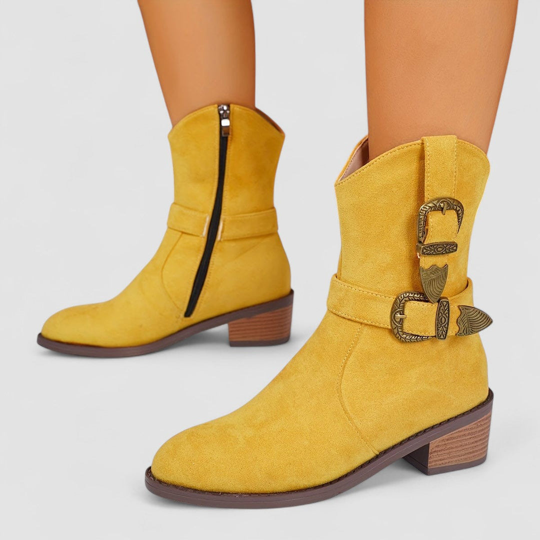 Rosa - Orthopedic Western Boots - Maison Léa &amp; Lou