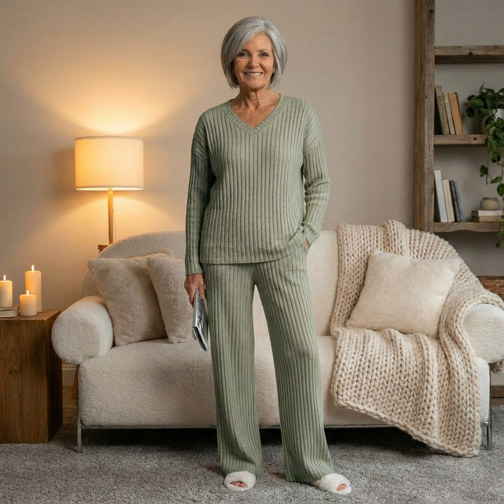 LunaRib™ | Soft Knit Lounge Set - Maison Léa &amp; Lou