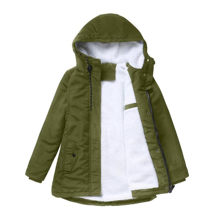 AMINA™ - Thick Winter Coat with Hood and Quilted Lining for Winter Warmth - Maison Léa &amp; Lou