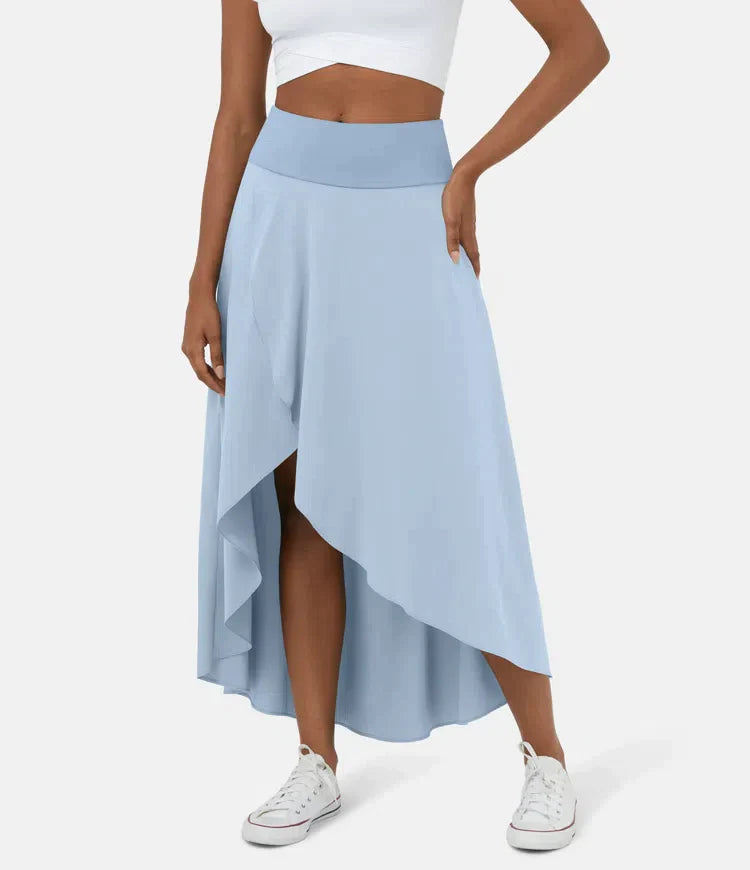 AMELIE™ - Elegant Asymmetric Midi Skirt - Maison Léa &amp; Lou