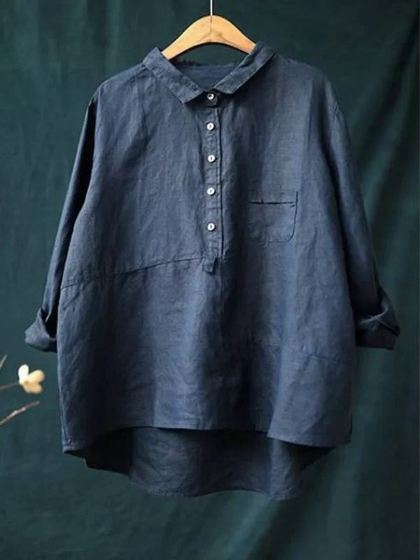 CECILIE™ | Timeless Cotton Button-Up - Maison Léa &amp; Lou