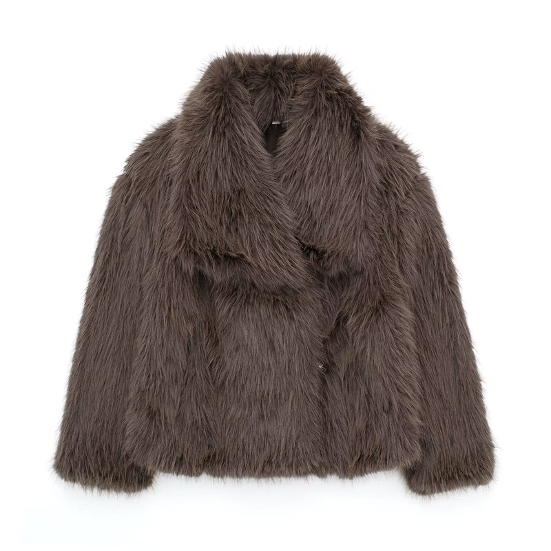 Ella | Luxury Faux Fur Coat - Maison Léa &amp; Lou