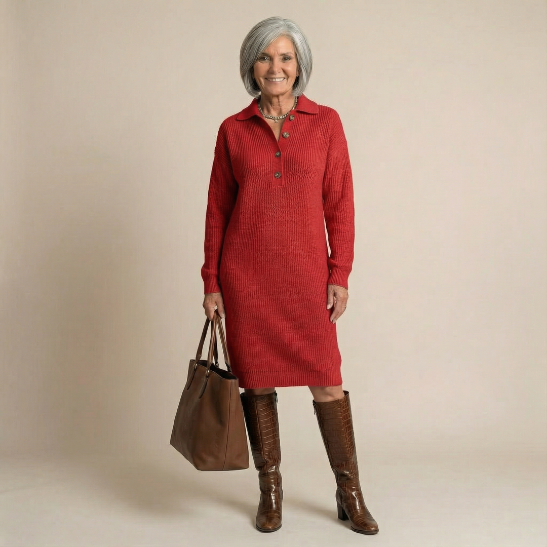 Susan™ |  Casual sweater dress - Maison Léa &amp; Lou