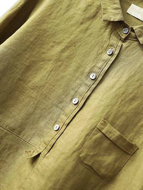 CECILIE™ | Timeless Cotton Button-Up - Maison Léa &amp; Lou