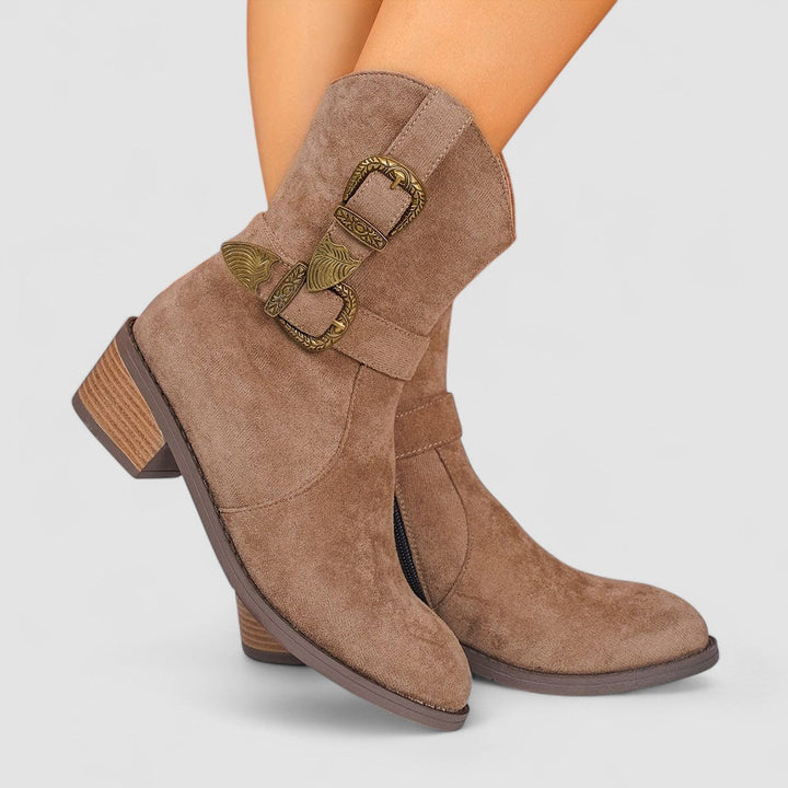Rosa - Orthopedic Western Boots - Maison Léa &amp; Lou