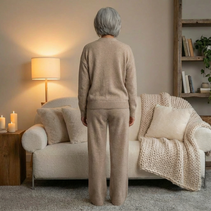 Eliana™ | Button-Knit Lounge Set - Maison Léa &amp; Lou