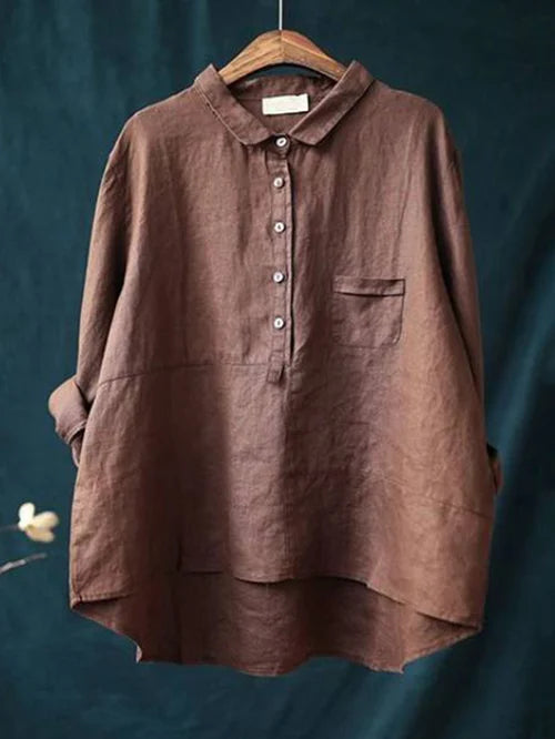 CECILIE™ | Timeless Cotton Button-Up - Maison Léa &amp; Lou