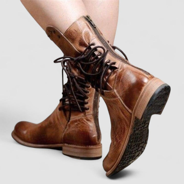 Mae – Orthopedic Western Boots - Maison Léa &amp; Lou