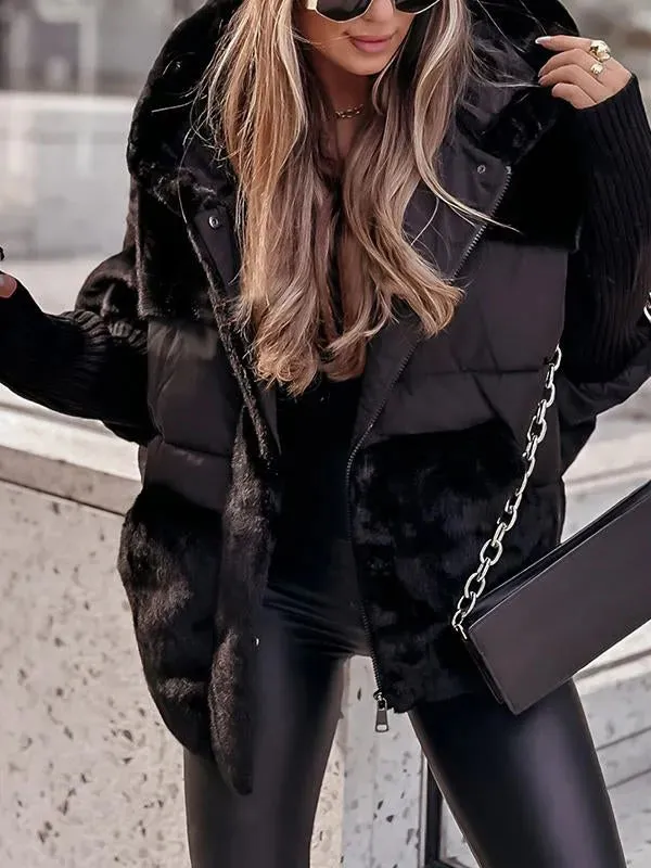 MARISA™ -  Plush Comfort Hooded Jacket - Maison Léa &amp; Lou