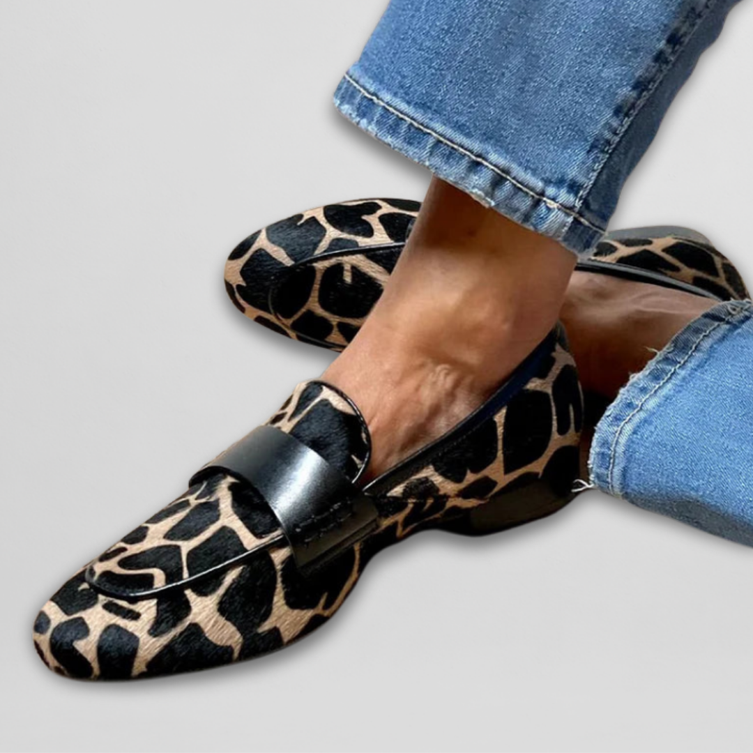 Noemi™ | Mocassino con Stampa Animalier