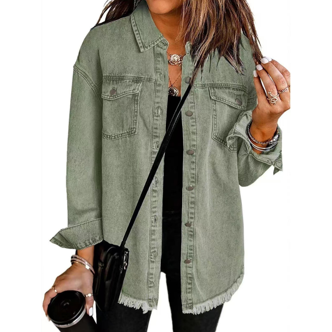 Katja™ | Denim Jacket - Maison Léa &amp; Lou