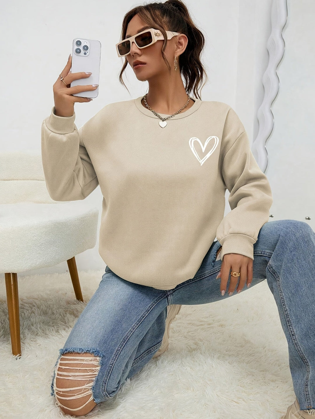 AUDRÉE™ - Minimalist Cozy Sweatshirt - Maison Léa &amp; Lou