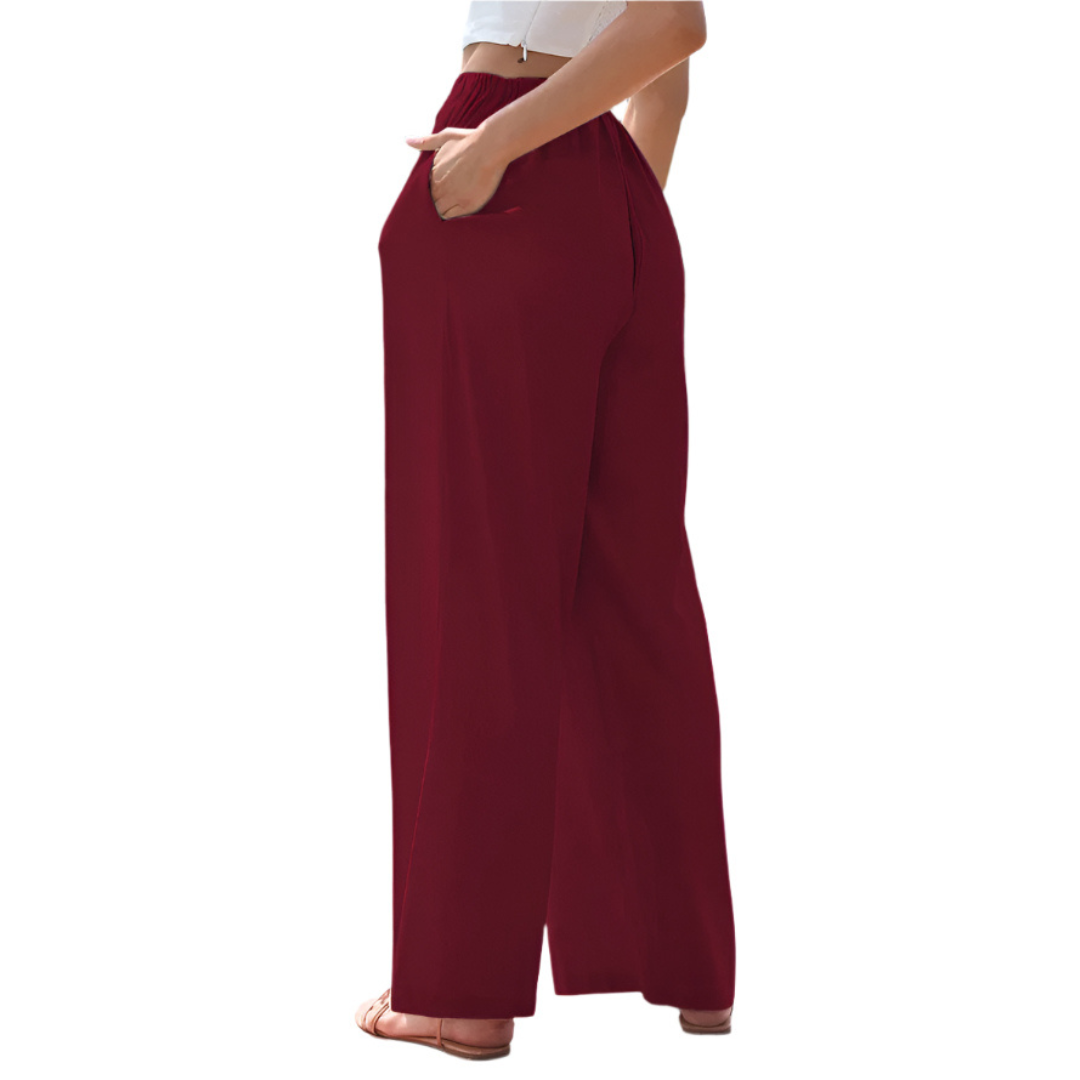 MARIANNE™ – Casual Summer Wide Leg Trousers - Maison Léa &amp; Lou