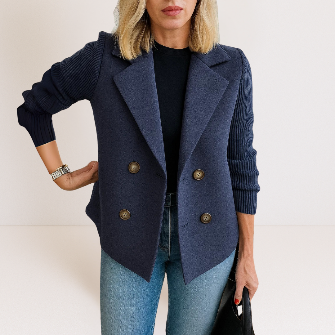 Ella™ | Soft-Blend Knit Blazer - Maison Léa &amp; Lou