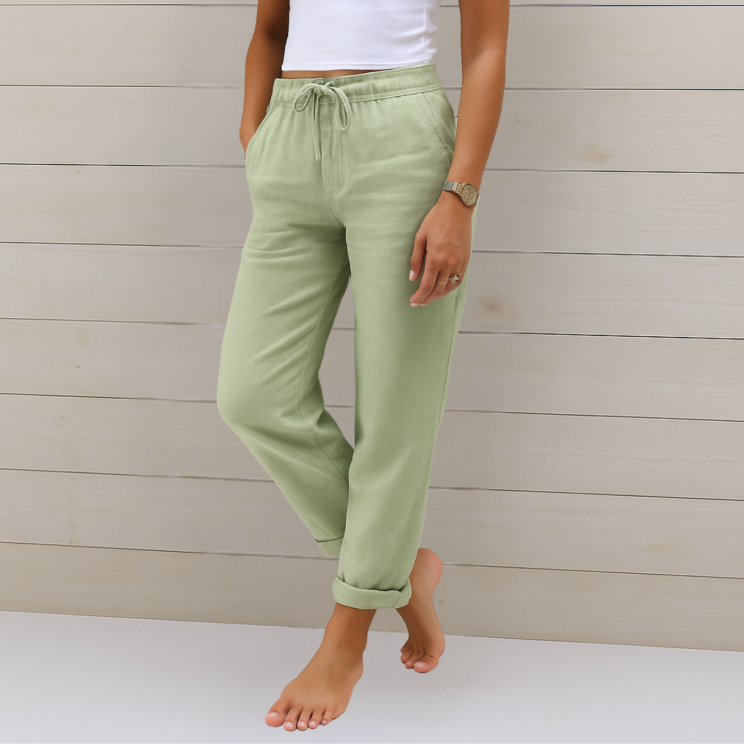 Nora | Pantaloni Casual Eleganti e Confortevoli