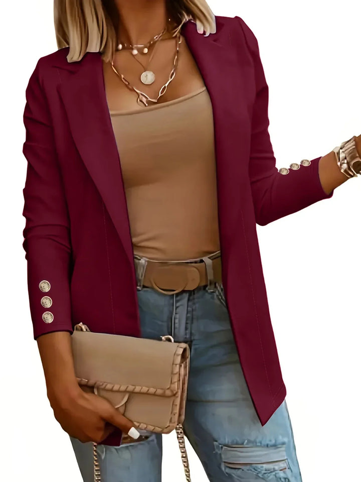 EMMA™ - Chic Open Front Jacket - Maison Léa &amp; Lou