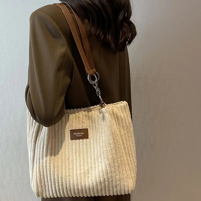 ORNA™ - Corduroy Tote Bag - Maison Léa &amp; Lou