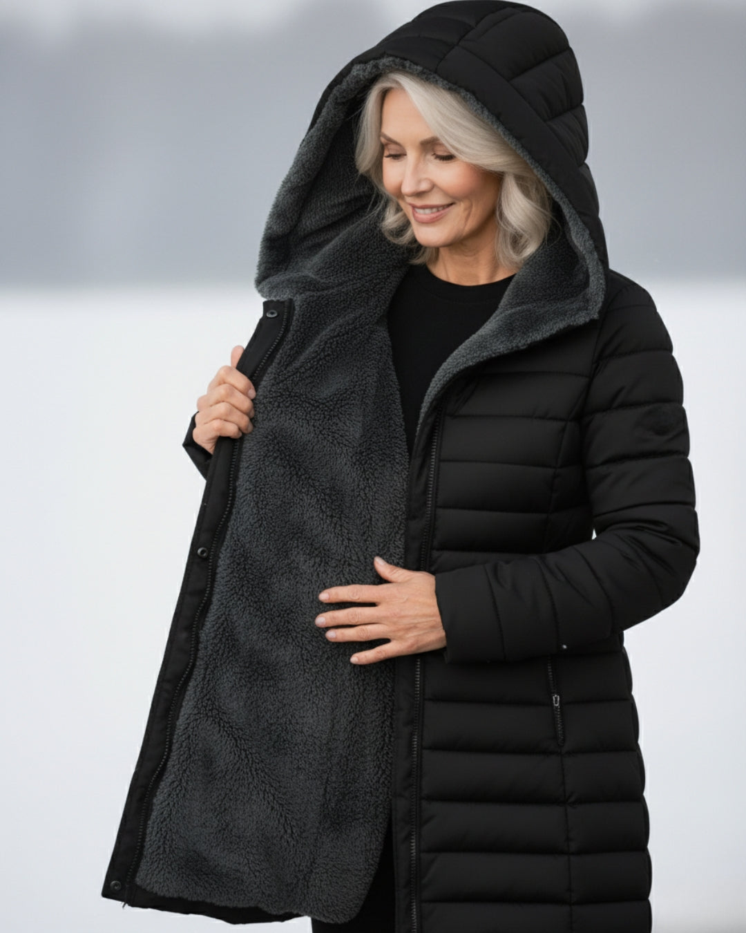 Grace - Warm Fleece Puffer Jacket