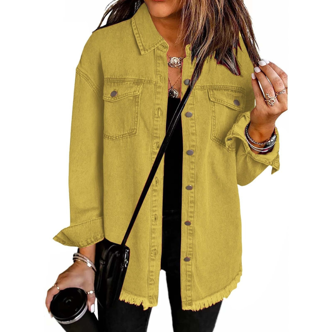 Katja™ | Denim Jacket - Maison Léa &amp; Lou