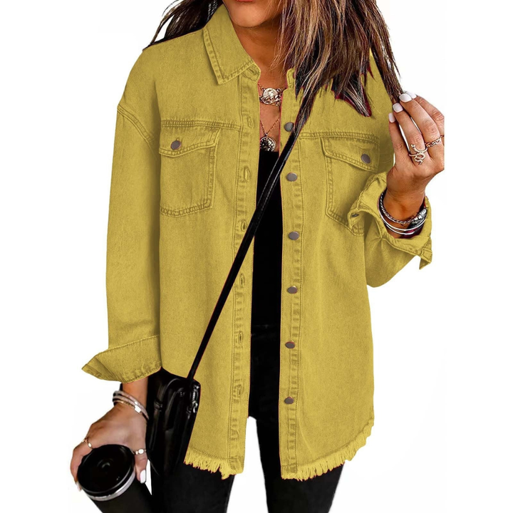 Katja™ | Denim Jacket - Maison Léa &amp; Lou