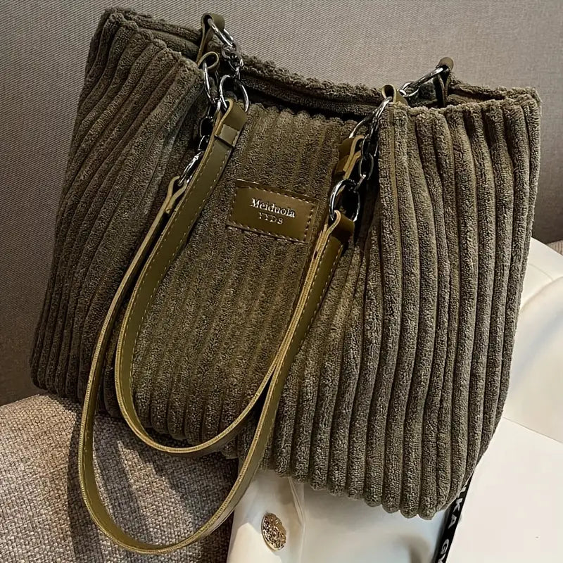 ORNA™ - Corduroy Tote Bag - Maison Léa &amp; Lou