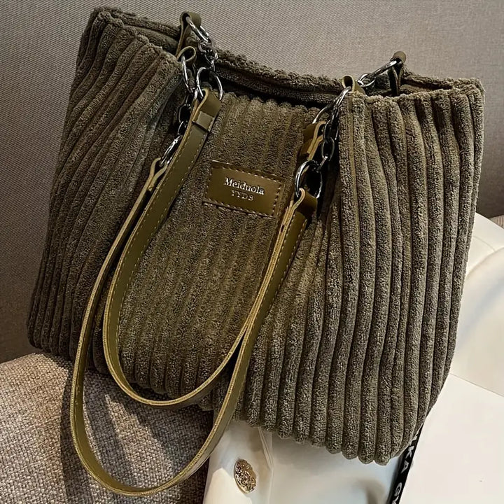 ORNA™ - Corduroy Tote Bag - Maison Léa &amp; Lou