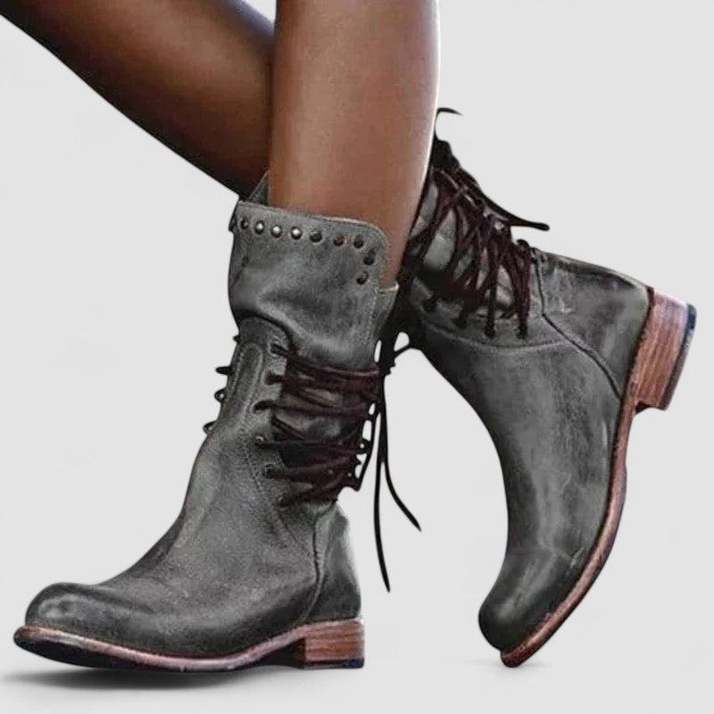 Mae – Orthopedic Western Boots - Maison Léa &amp; Lou