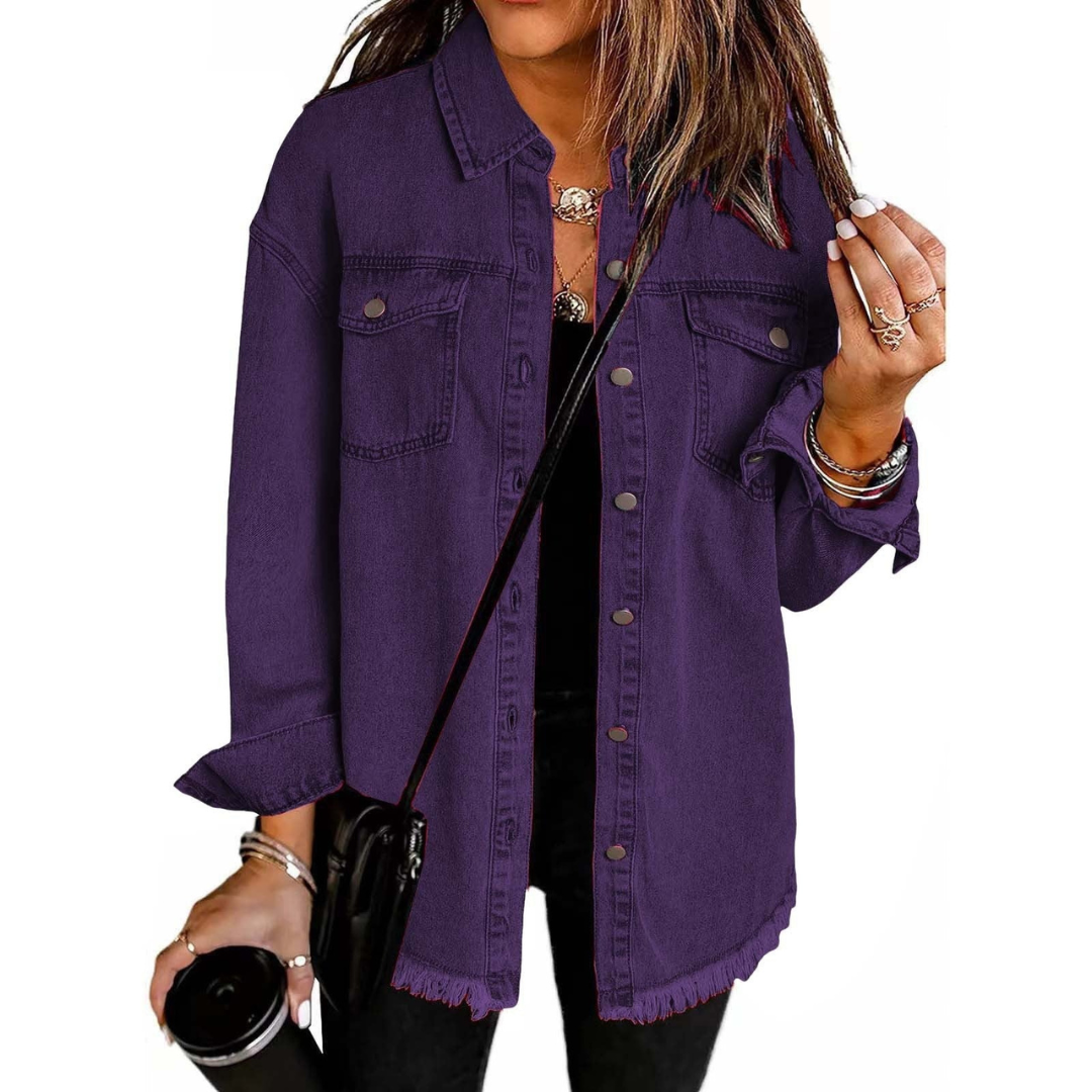 Katja™ | Denim Jacket - Maison Léa &amp; Lou