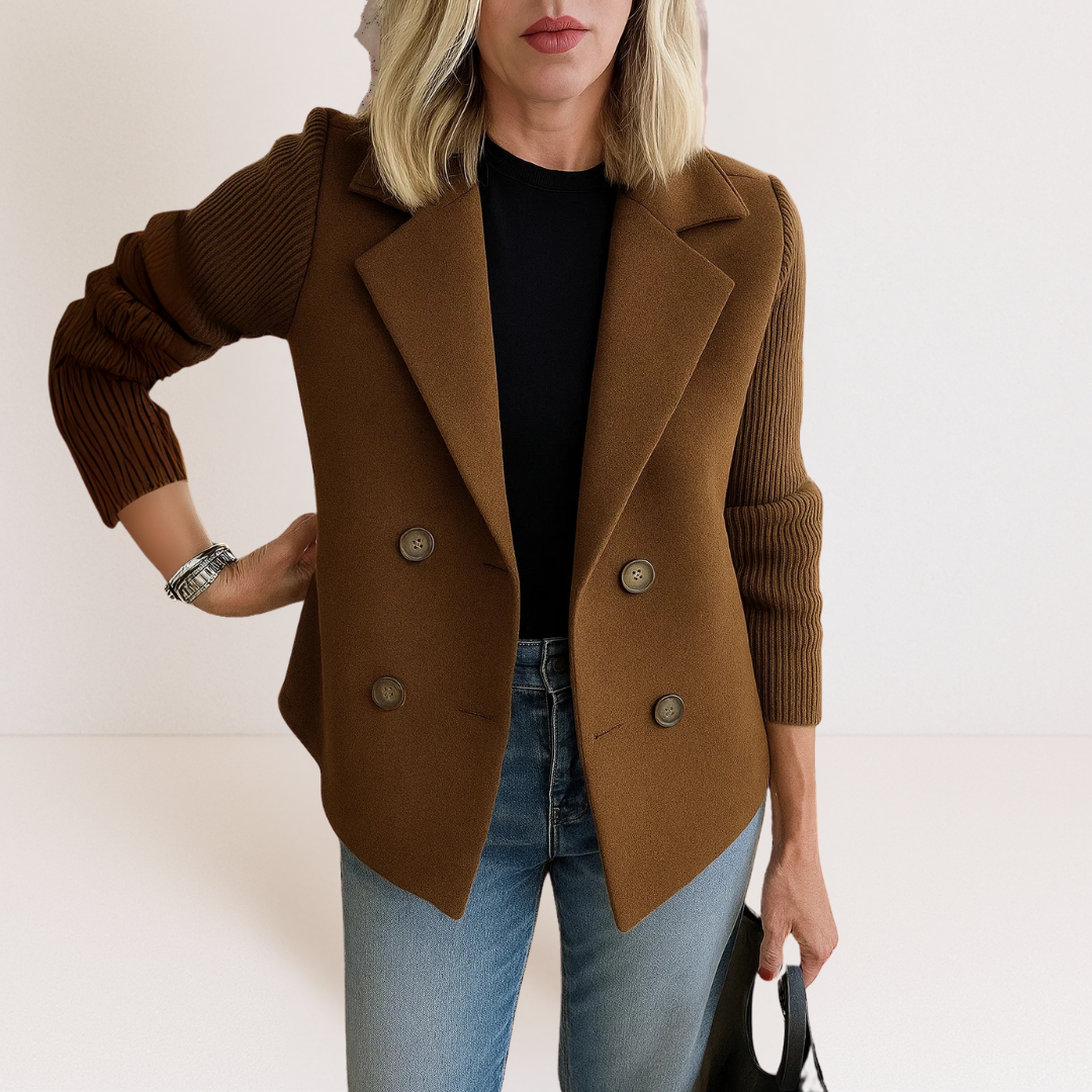 Ella™ | Soft-Blend Knit Blazer - Maison Léa &amp; Lou