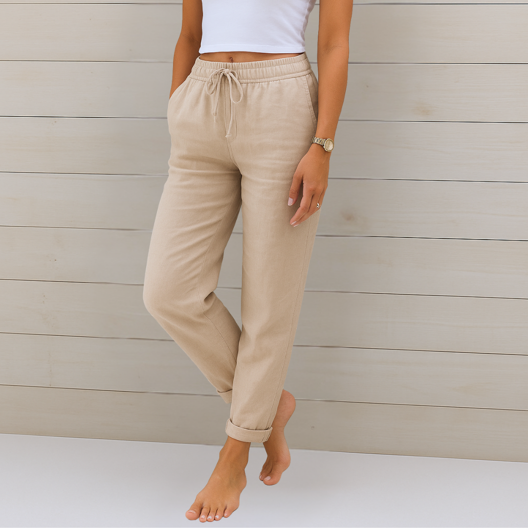 Nora | Pantaloni Casual Eleganti e Confortevoli