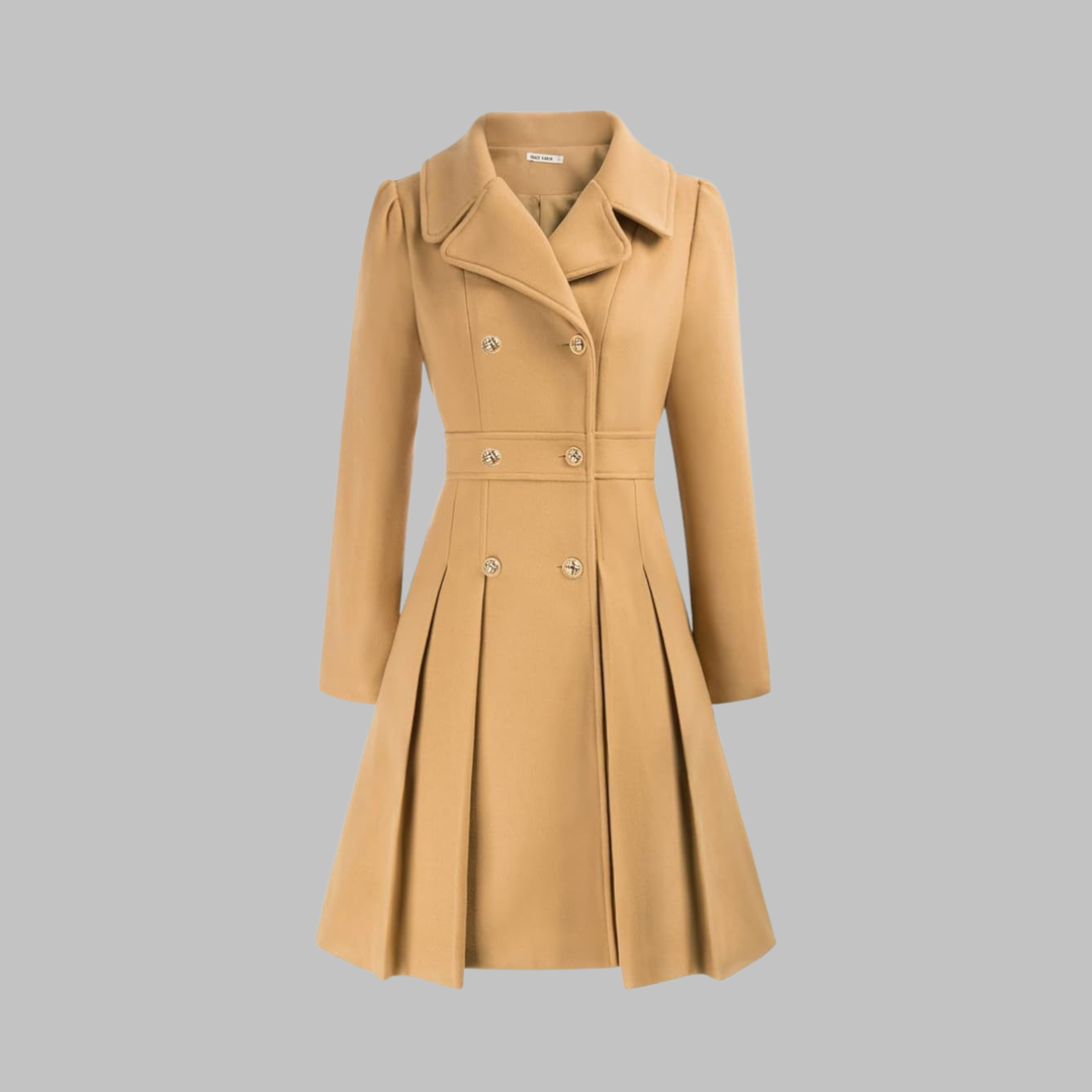 Amelia - Elegant Long Sleeve Coat