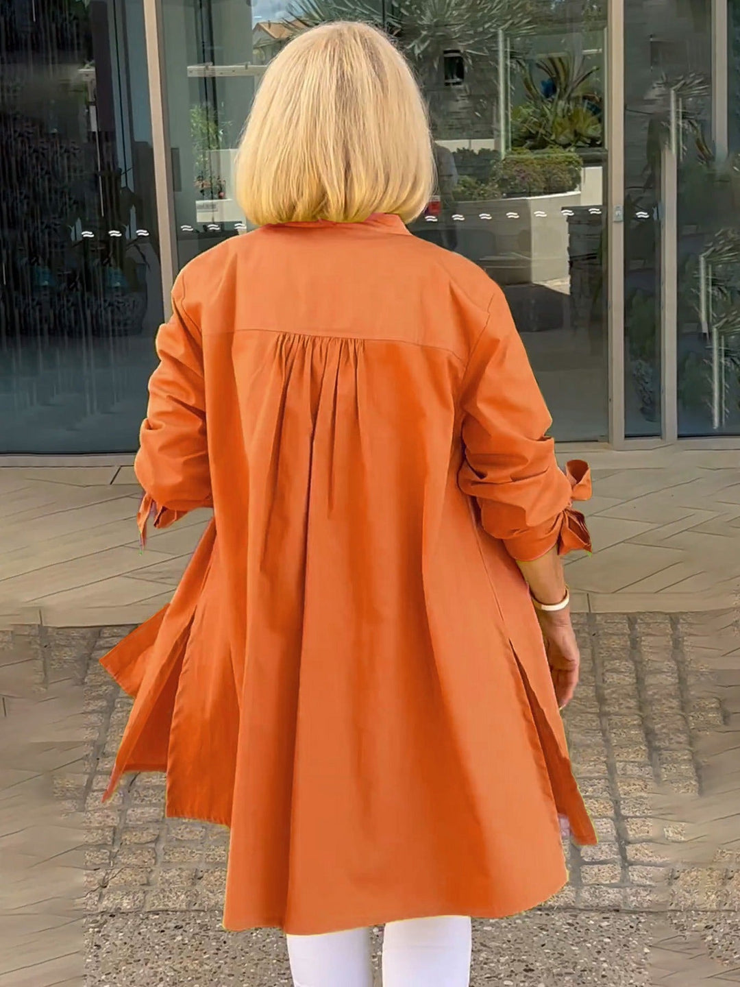 CÉLINA™ - Classy Long Shirt Jacket - Maison Léa &amp; Lou