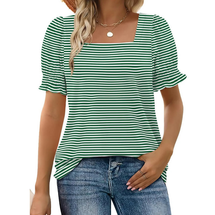 JOSEPHINE™ - Lightweight Ruffle Sleeve Summer Essential - Maison Léa &amp; Lou