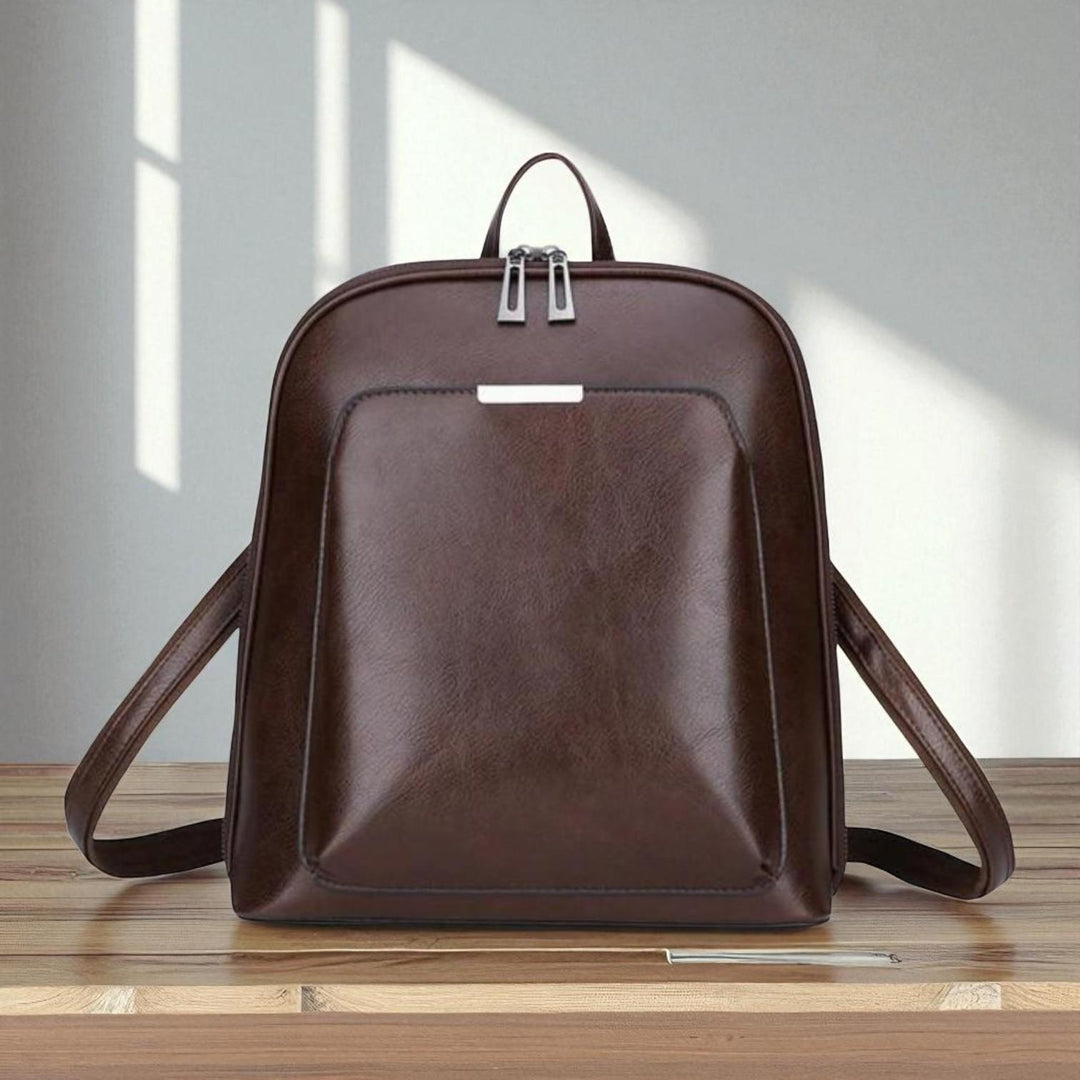 Zaino classico con doppia cerniera – design elegante