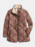 Corinne | Retro Floral Print Jacket - Maison Léa & Lou