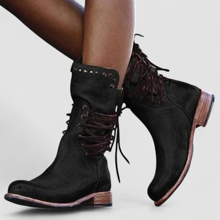 Mae – Orthopedic Western Boots - Maison Léa &amp; Lou