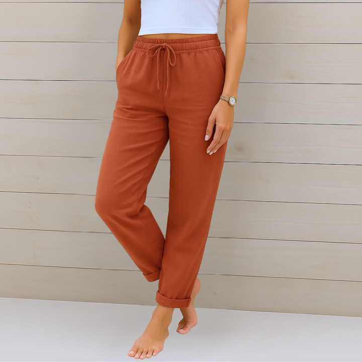 Nora | Pantaloni Casual Eleganti e Confortevoli