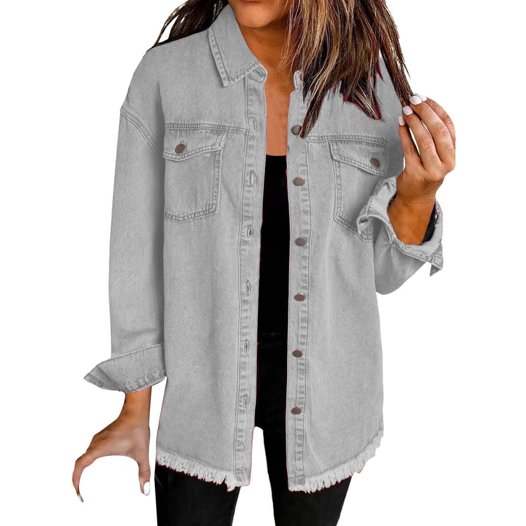 Katja™ | Denim Jacket - Maison Léa &amp; Lou