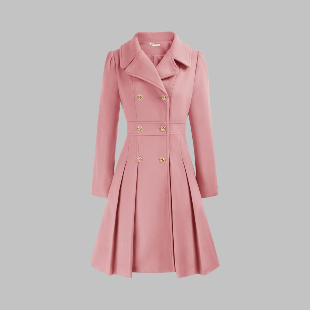Amelia - Elegant Long Sleeve Coat