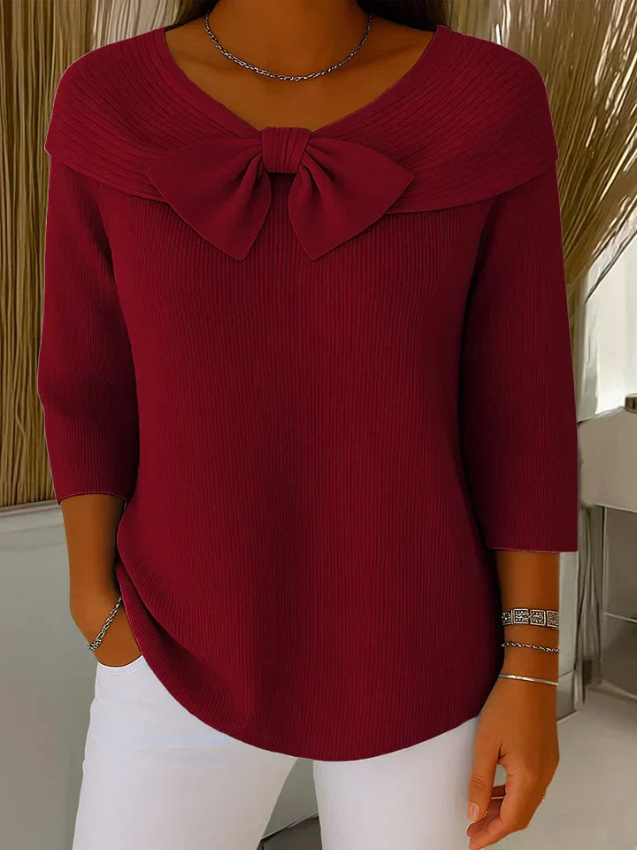 SERENA™ | Classic Bow Sweater - Maison Léa &amp; Lou