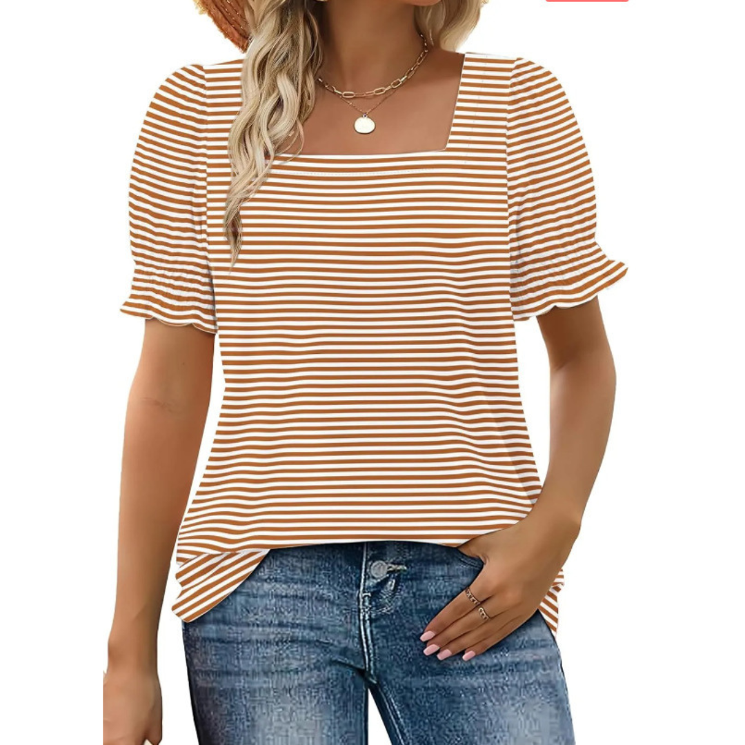 JOSEPHINE™ - Lightweight Ruffle Sleeve Summer Essential - Maison Léa & Lou