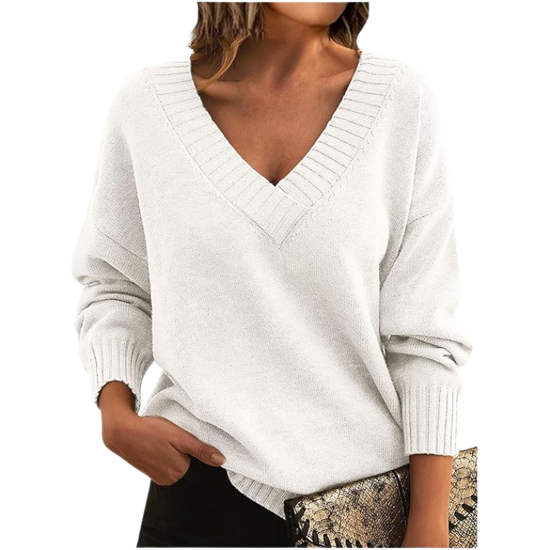 LILLIAN™ - Lightweight V-Neck Sweater - Maison Léa &amp; Lou