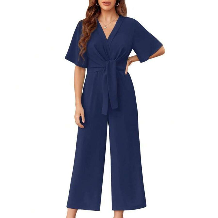 GABRIELLA™ - Elegant Summer Tie Knot Jumpsuits - Maison Léa &amp; Lou