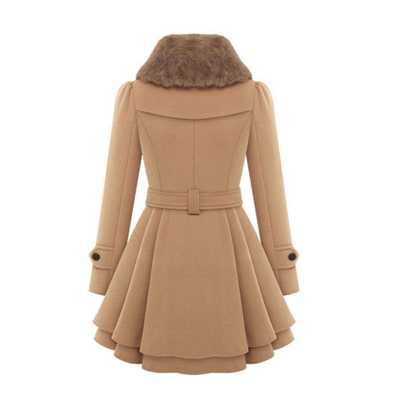 CLAUDIA™ | Vintage Flair Trench Coat - Maison Léa & Lou