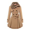 CLAUDIA™ | Vintage Flair Trench Coat - Maison Léa & Lou