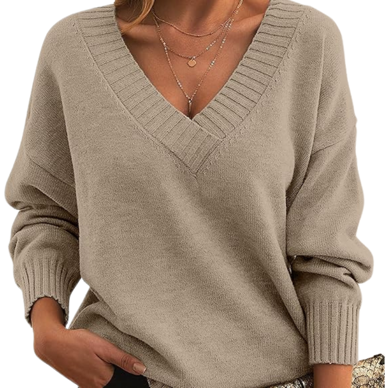 LILLIAN™ - Lightweight V-Neck Sweater - Maison Léa &amp; Lou