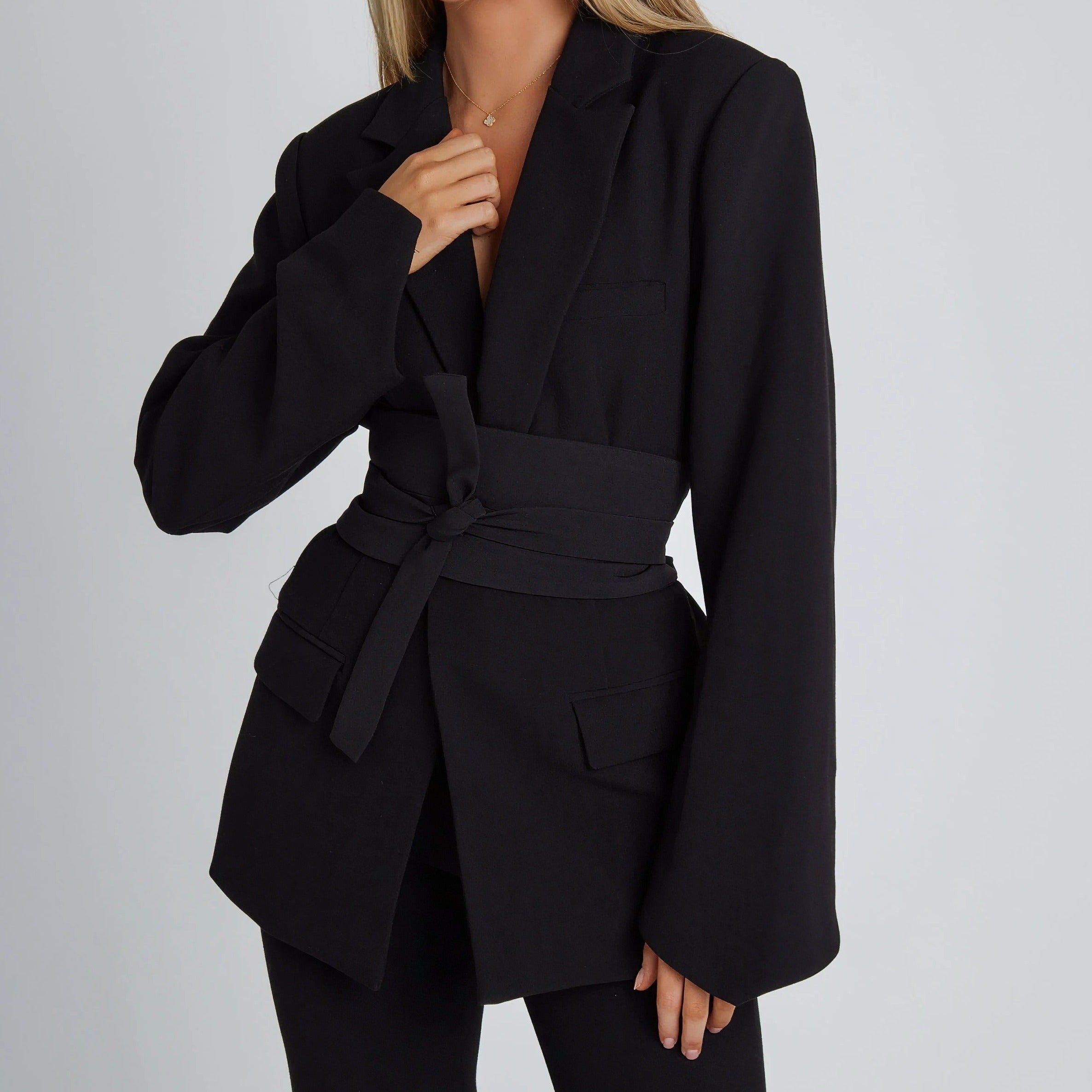 Eva | Blazer Med Talje-accent - Maison Léa & Lou