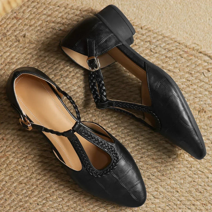 Katharina™ | Elegant Leather Shoes - Maison Léa &amp; Lou