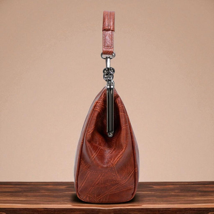 Borsa vintage con chiusura a scatto